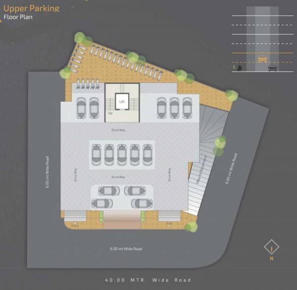 Office Upper Parking Cluster Plan sahyog-elina Office Upper Parking Cluster Plan