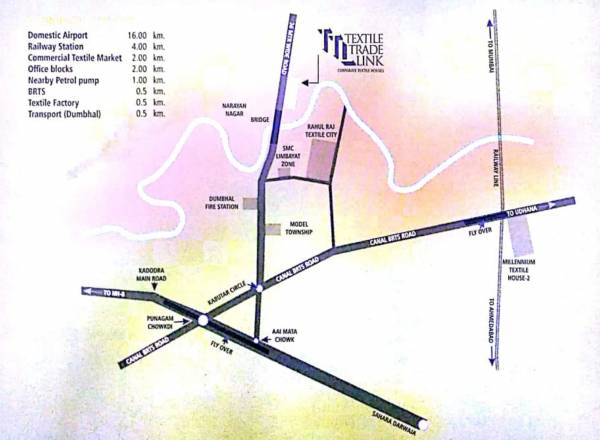  textile-trade-link Location Plan