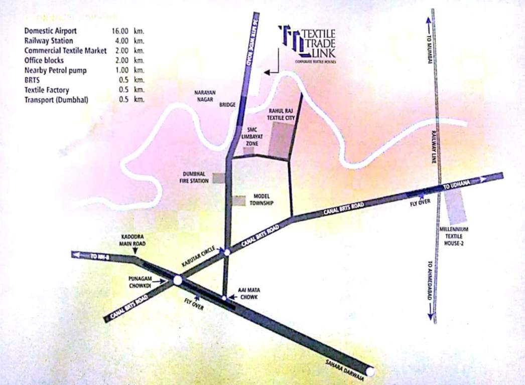 textile trade link Location Plan