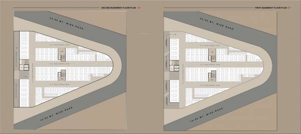  5-square-point 5 Square Point Cluster Plan from  Basement 1st to 2nd Floor