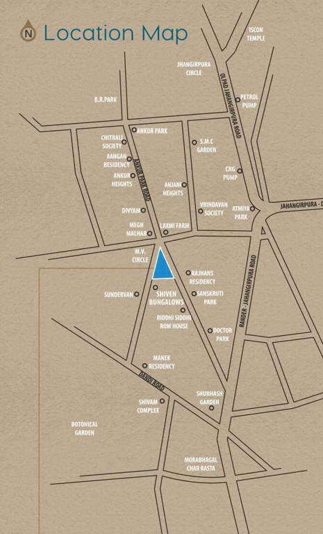  5 square point Location Plan