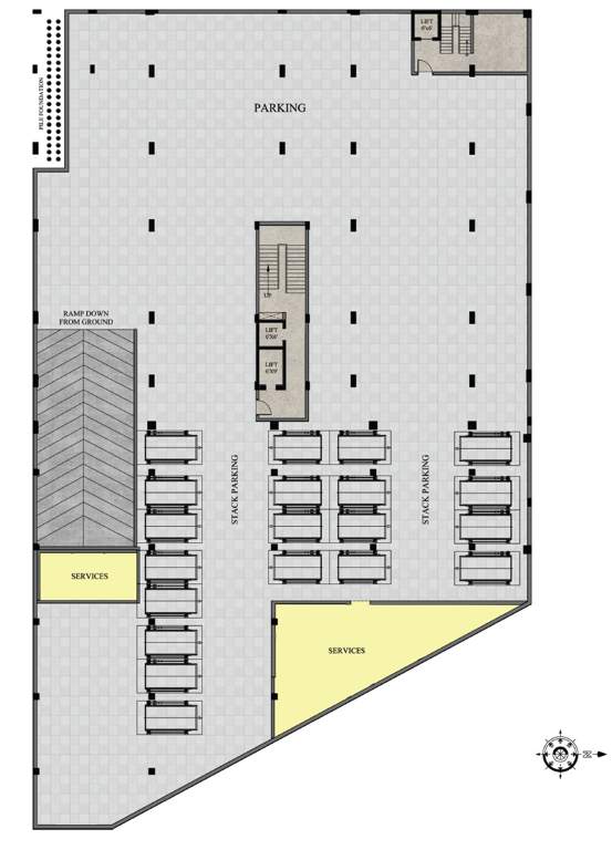  aster plaza Aster Plaza Cluster Plan For Ground Floor