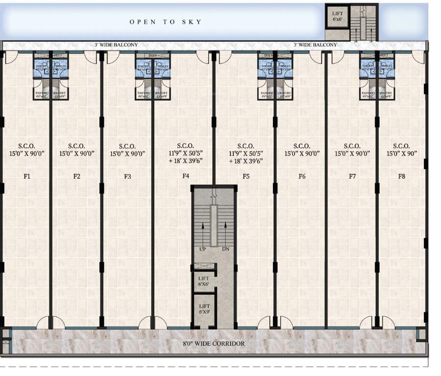  aster plaza Aster Plaza Cluster Plan For Typical Floor Plan