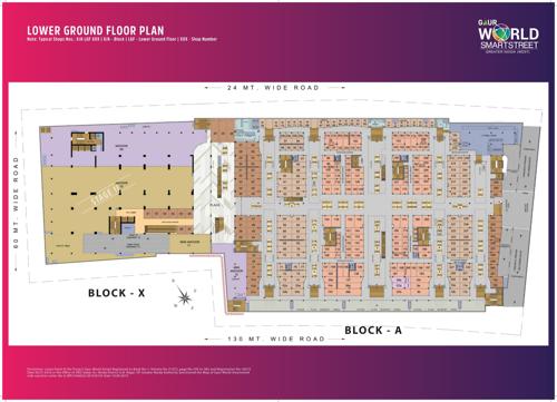  world-street Gaur World Street Cluster Plan for ground Floor