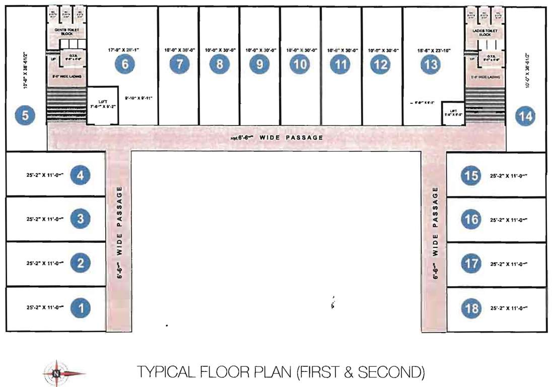 platina Sai Platina Cluster Plan From 1st To 2nd Floor