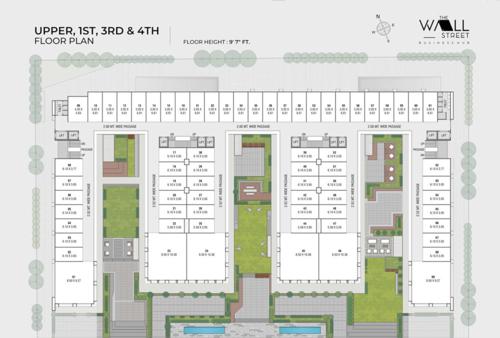  wall-street-business-hub A Cluster Plan For 1st, 3rd & 4th Floor