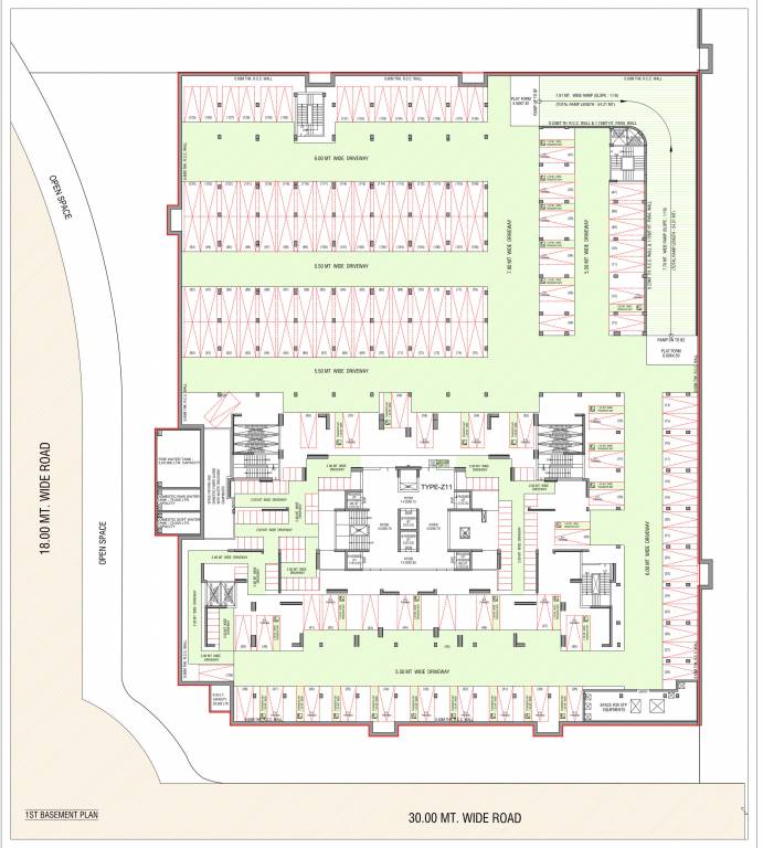  riviera palacio Riviera Palacio 1 Basement Floor Cluster Plan