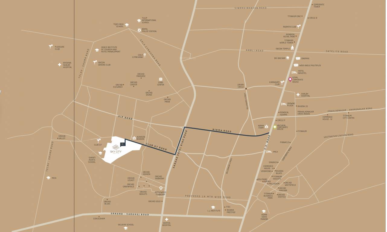  riviera palacio Location Plan