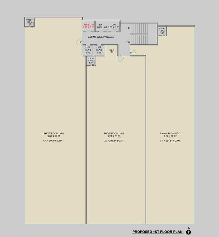  canal point Canal Point Cluster Plan for 1st Floor