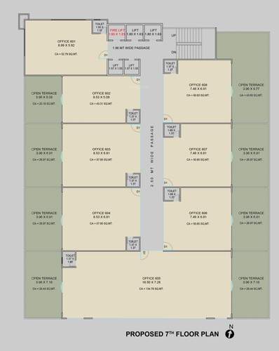  canal-point Canal Point Cluster Plan for 7th Floor