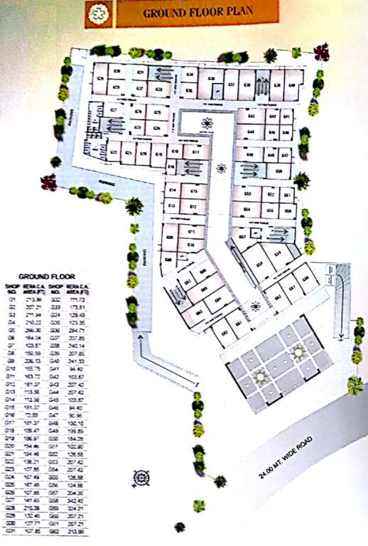  city centre City Centre Cluster Plan for ground Floor
