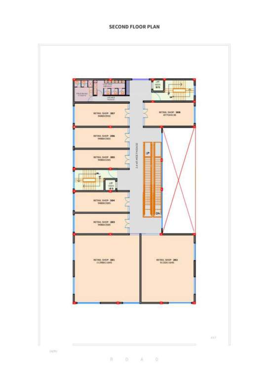  iq lifestyle plaza IQ Lifestyle Plaza Cluster Plan for 2nd Floor