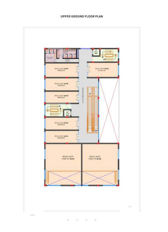  iq lifestyle plaza IQ Lifestyle Plaza Upper Ground Floor Cluster Plan
