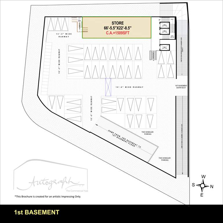  autograph the commercial hub Autograph Cluster Plan for 2nd Basement