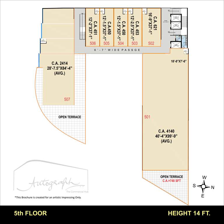  autograph the commercial hub Autograph Cluster Plan for 5th Floor