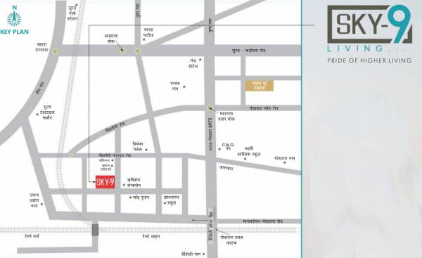 Location Plan bhavani-sky-nine Location Plan