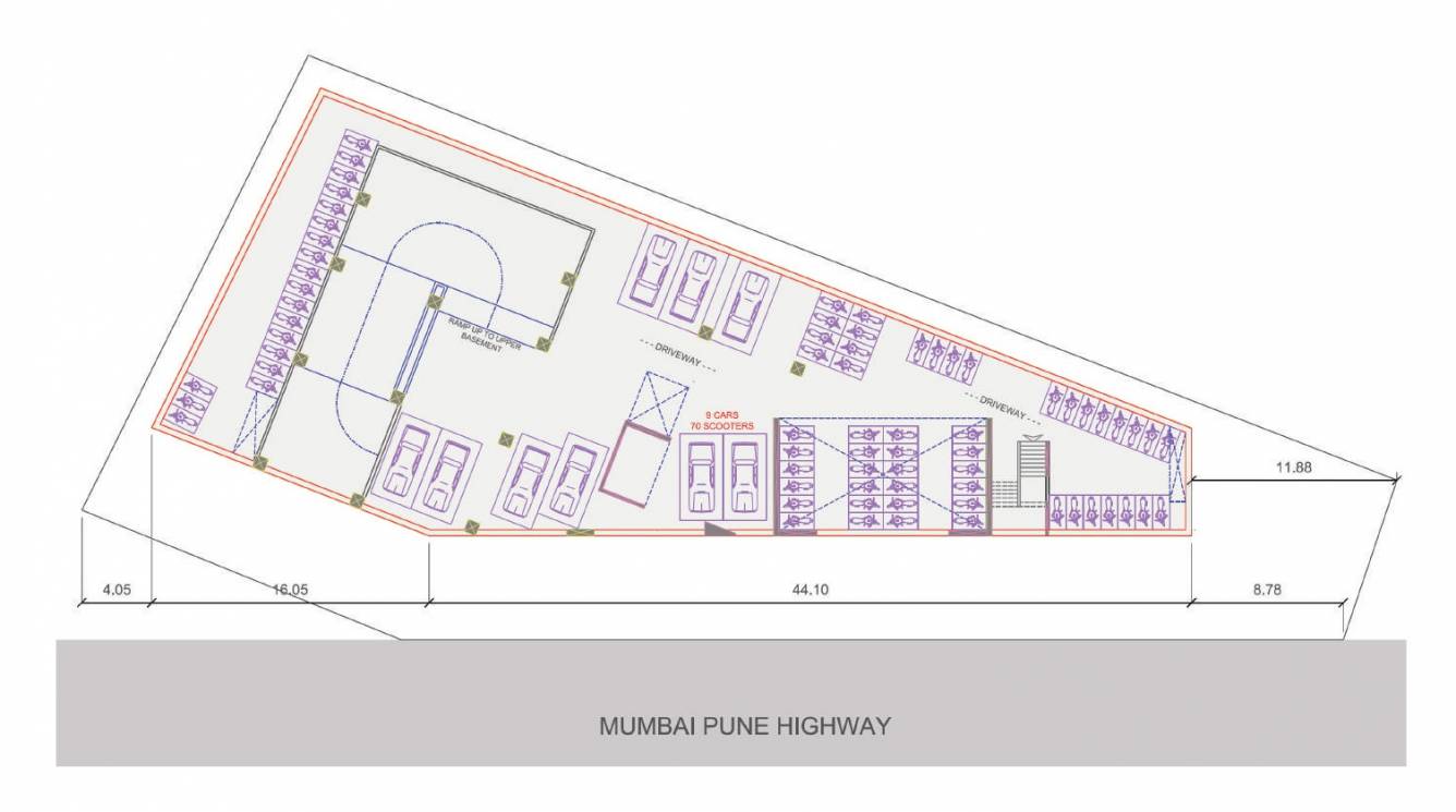  gaurav icon tower Gaurav Icon Tower Cluster Plan For Lower Ground Floor