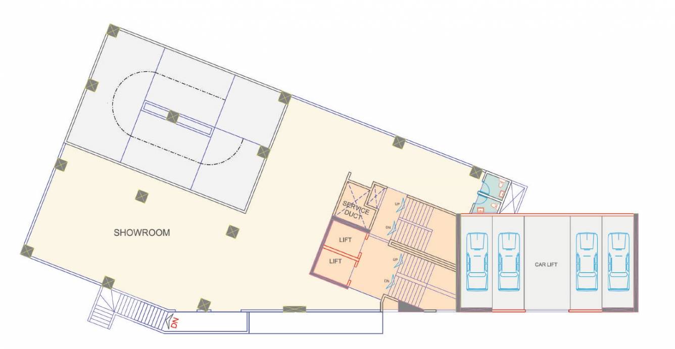  gaurav icon tower Gaurav Icon Tower Cluster Plan For1st Floor