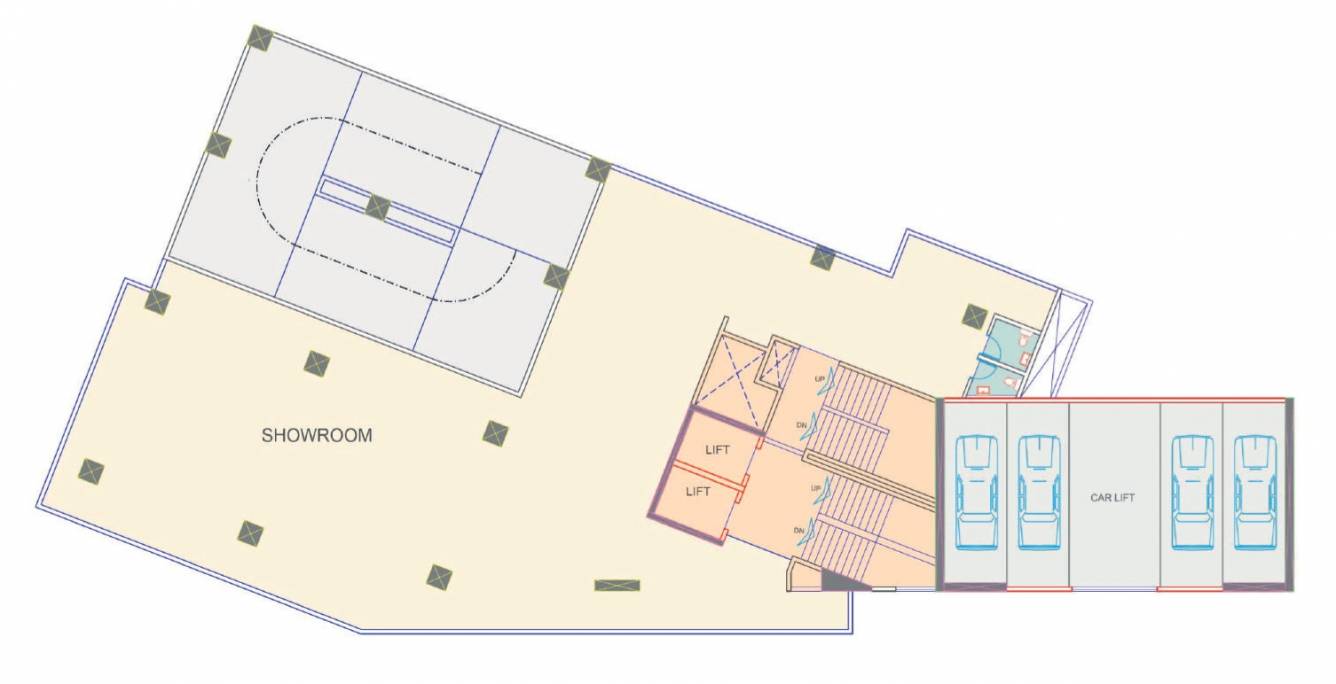 gaurav icon tower Gaurav Icon Tower Cluster Plan For2nd Floor