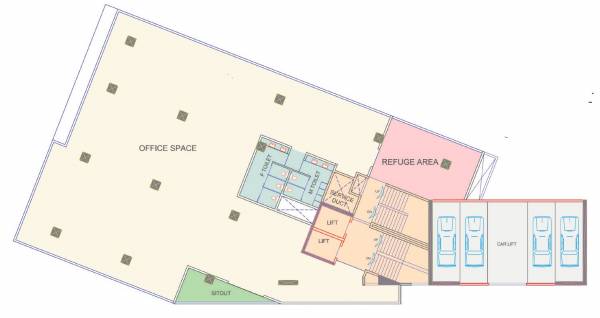  gaurav-icon-tower Gaurav Icon Tower Cluster Plan For8th Floor