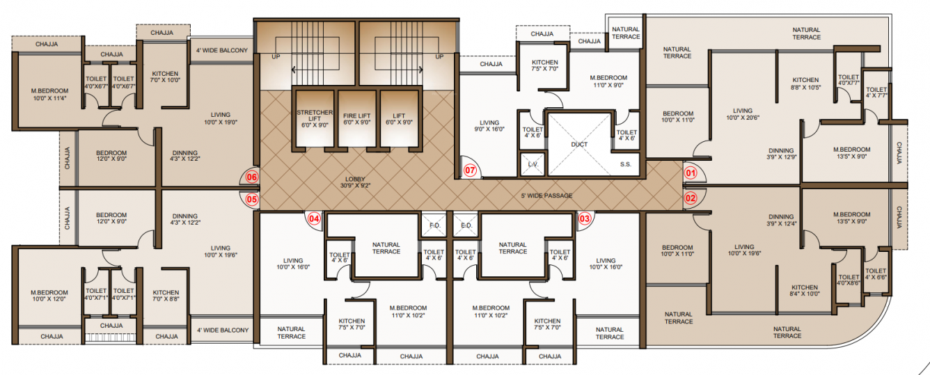 breeze heights Breeze Heights Cluster Plan