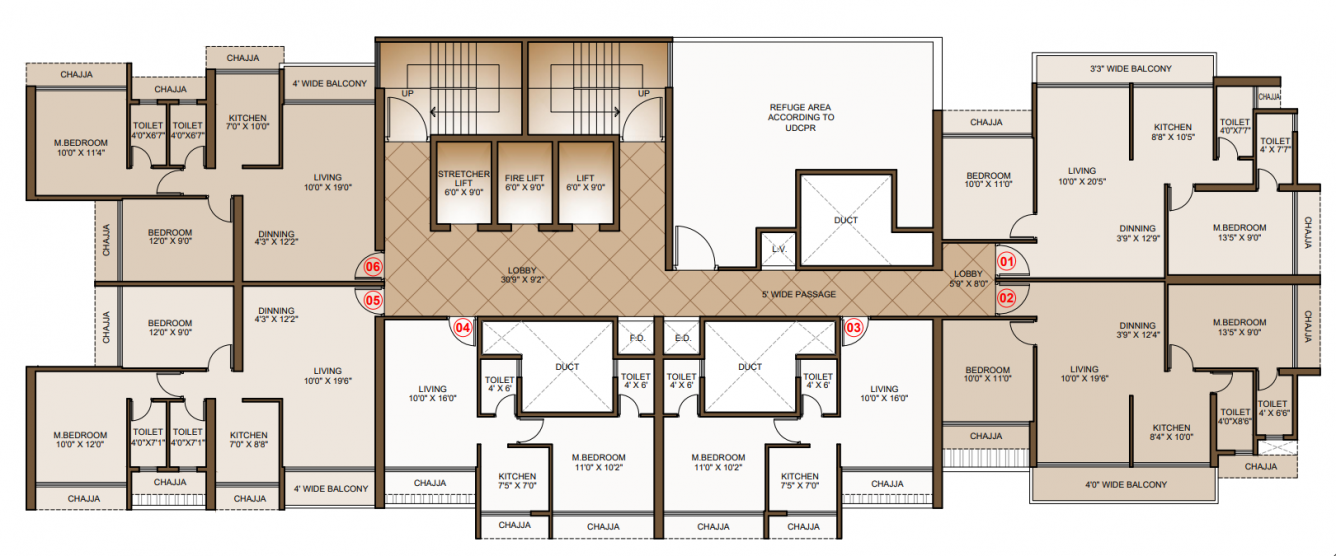  breeze heights Breeze Heights Cluster Plan