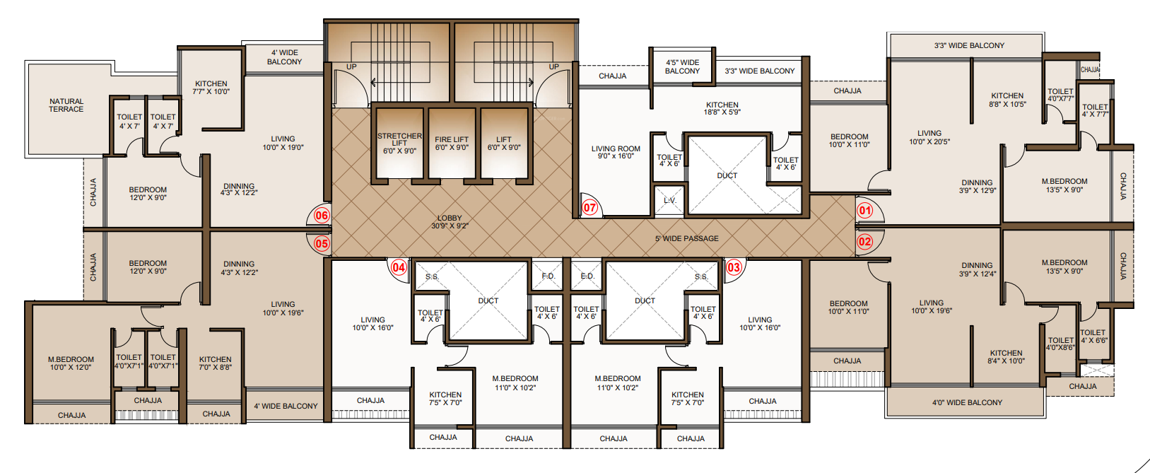  breeze-heights Breeze Heights Cluster Plan