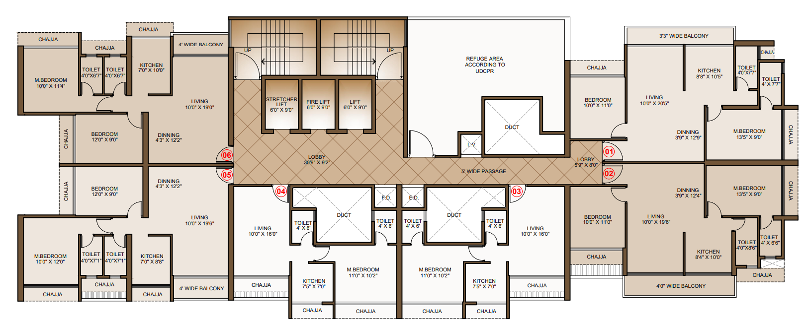  breeze-heights Breeze Heights Cluster Plan