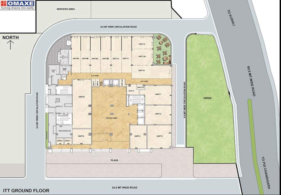  india trade tower India Trade Towe Cluster Plan For Ground Floor