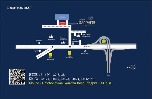 Location Plan atharva-sapphire Location Plan