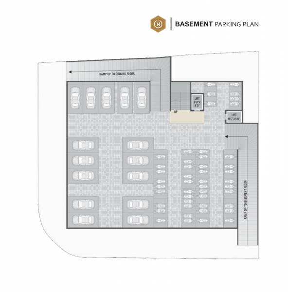 Square Cluster Plan for Basement Floor square Square Cluster Plan for Basement Floor