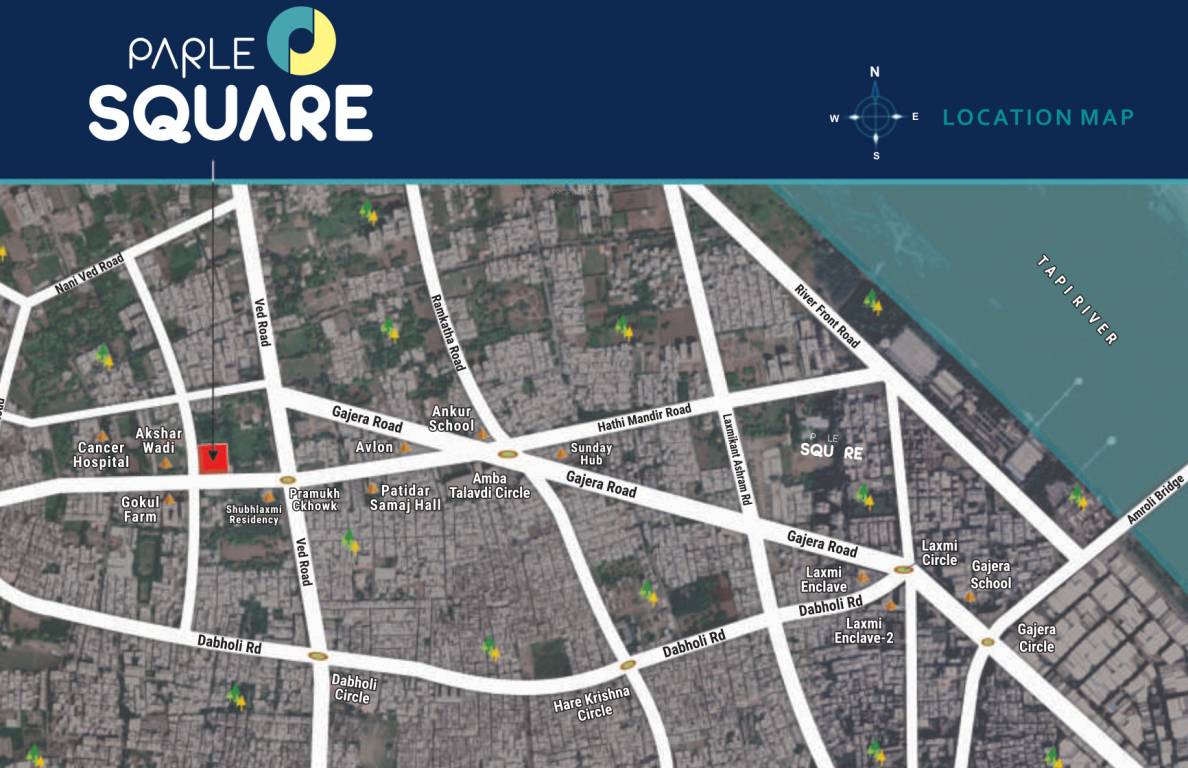  square Location Plan