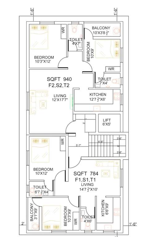  royal family Royal Family Cluster Plan from 1st to 3rd Floor