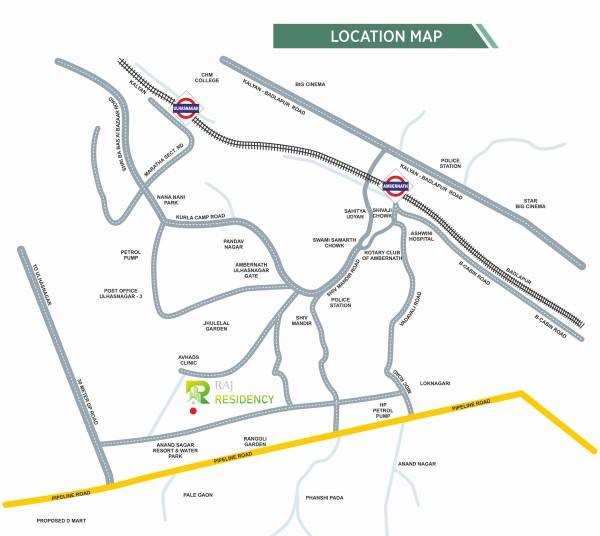  raj-residency Location Plan