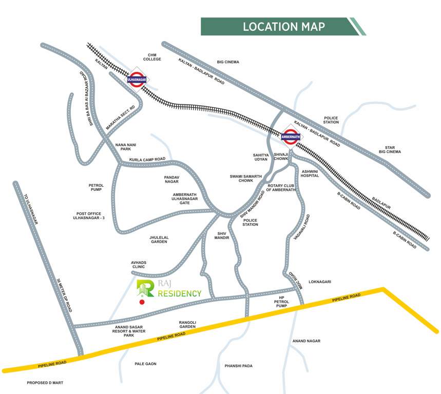  raj residency Location Plan