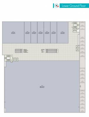 Be Mall Cluster Plan for Lower ground Floor be-mall Be Mall Cluster Plan for Lower ground Floor