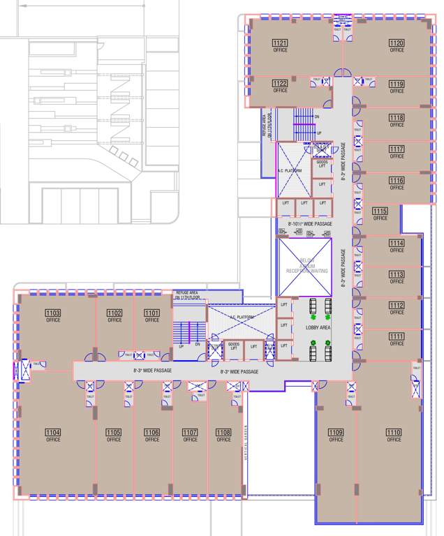  z one Z One Cluster Plan For 11th Floor