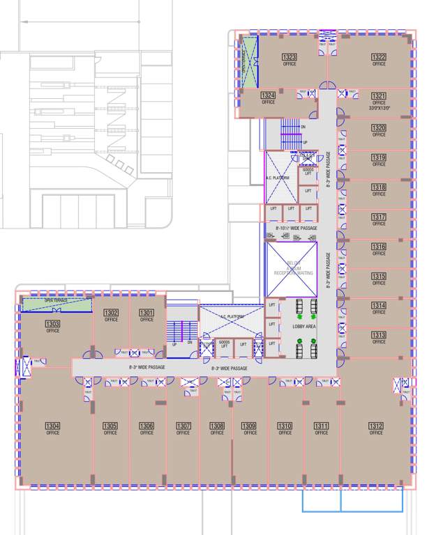  z one Z One Cluster Plan For 13th Floor
