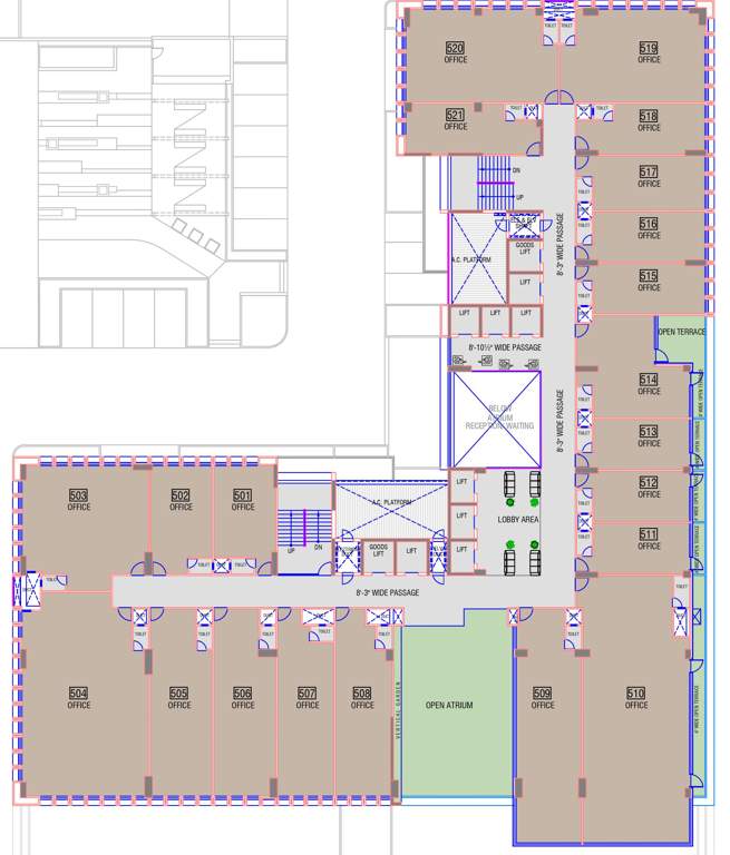  z one Z One Cluster Plan For 5th Floor