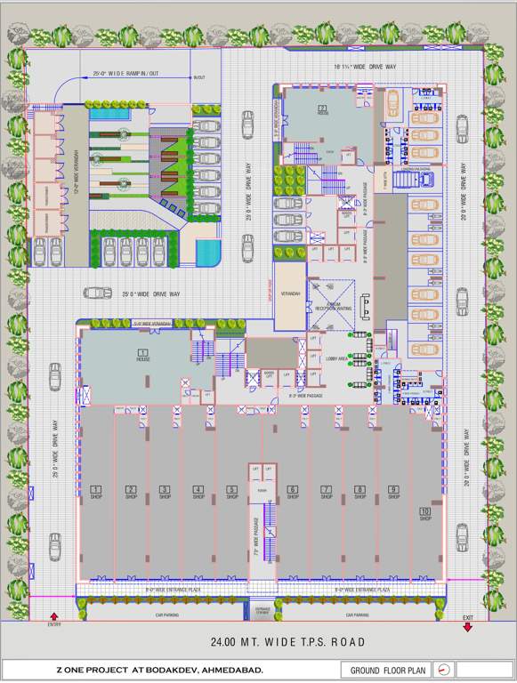  z one Z One Cluster Plan For Ground Floor