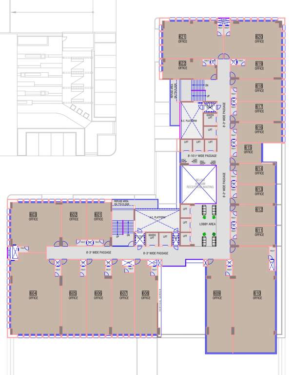  z one Z One Cluster Plan From 6th To 10th Floor