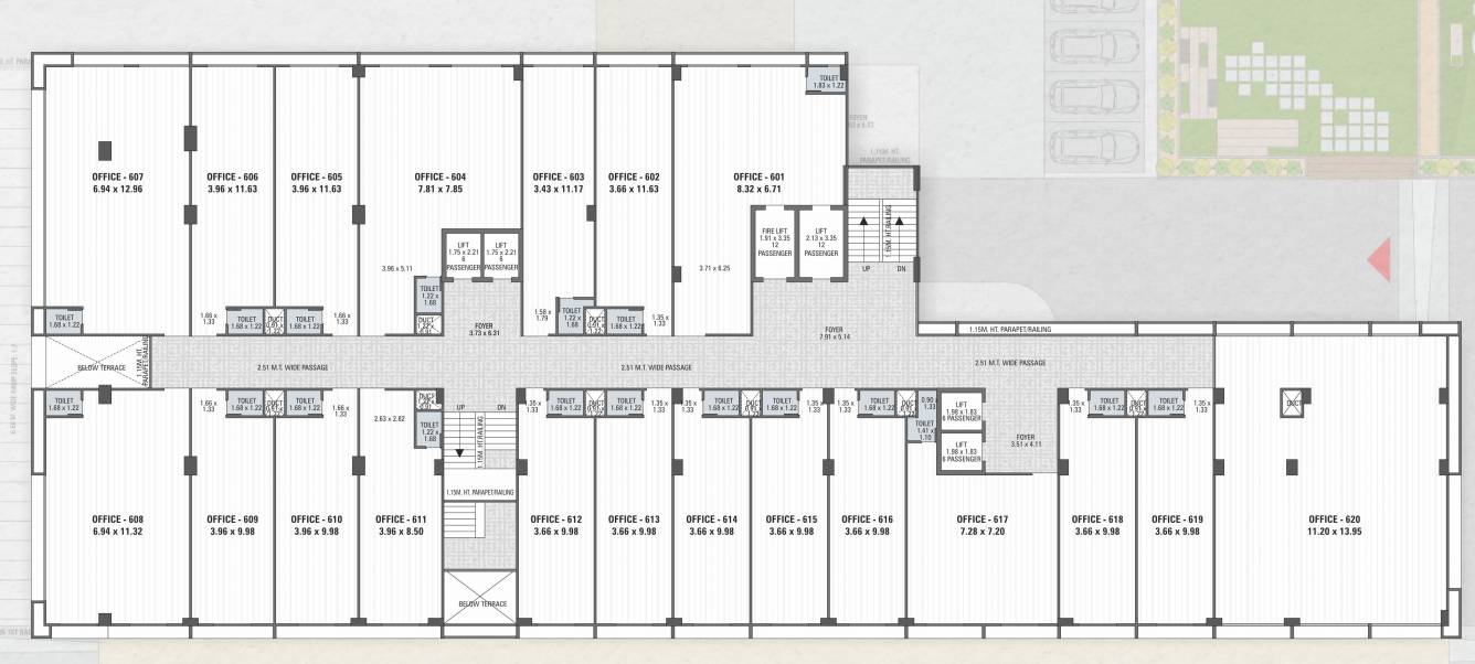  iconic Iconic Cluster Plan For 6th Floor