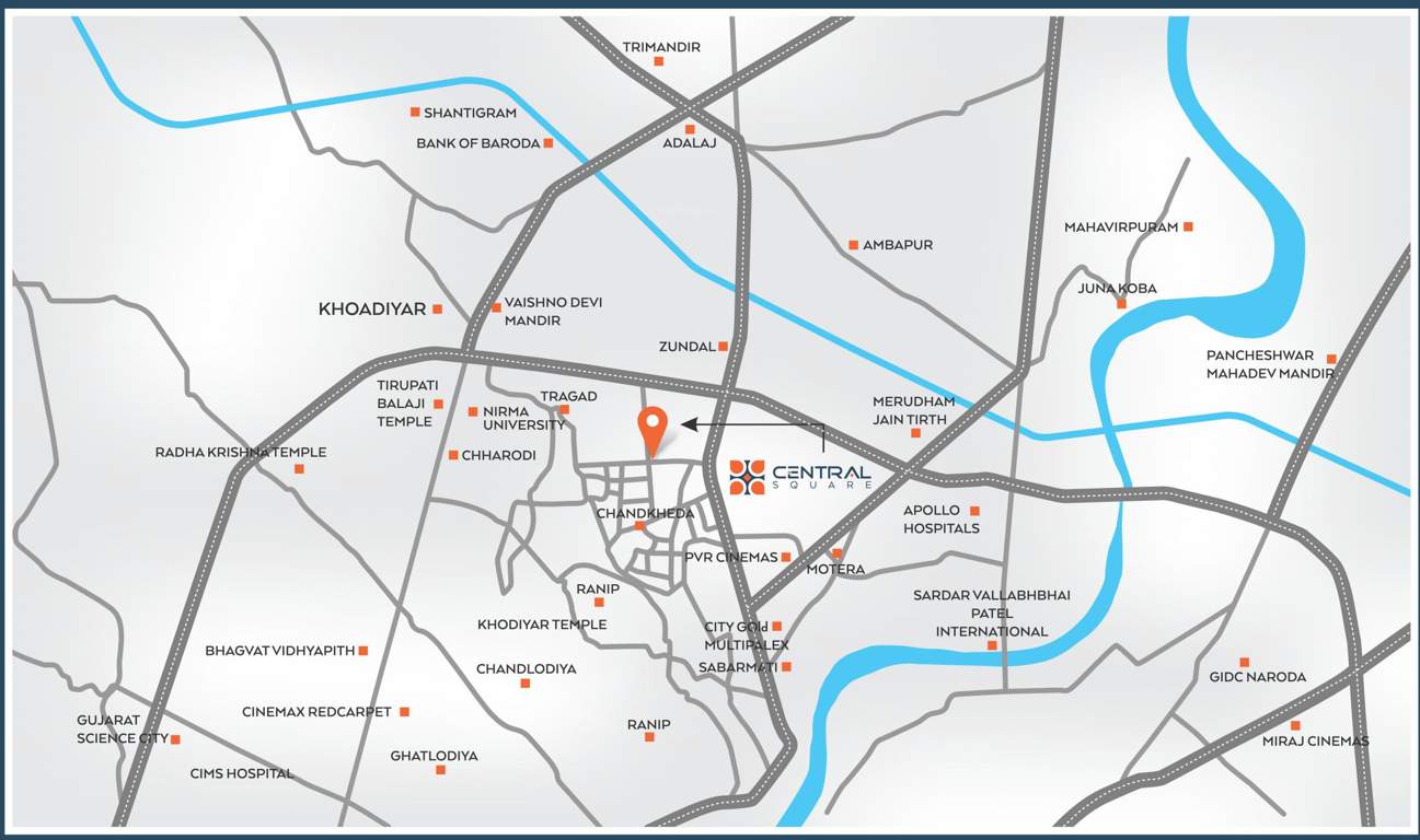  central square Location Plan