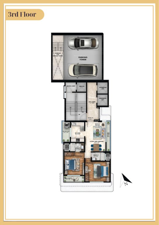  jai kamal Jai Kamal Cluster Plan for 3rd Floor