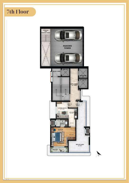  jai kamal Jai Kamal Cluster Plan for 7th Floor