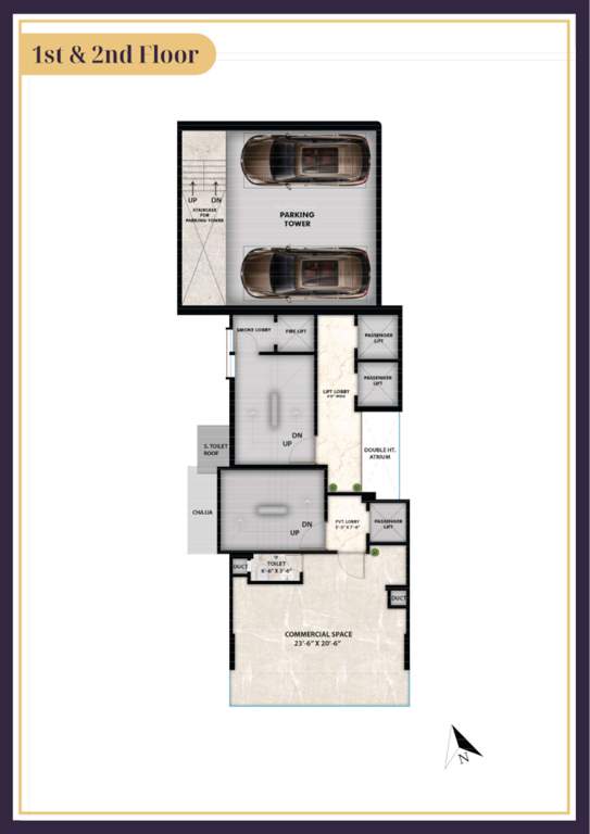  jai kamal Jai Kamal Cluster Plan from 1st to 2nd Floor