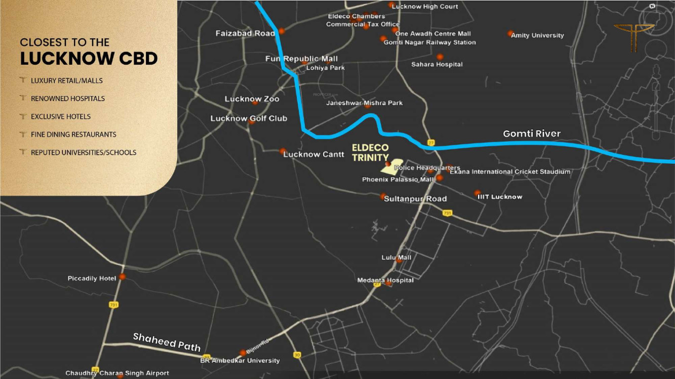 trinity Location Plan
