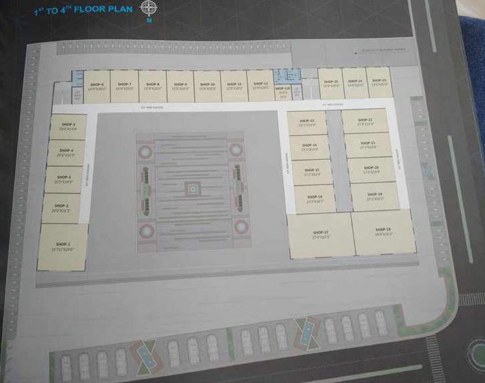 apple business center Apple Business Center Cluster Plan from 1st to 4th Floor
