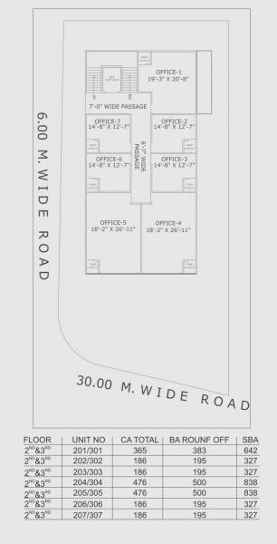Silver Staddle Cluster Plan from 2nd to 3rd Floor silver-staddle Silver Staddle Cluster Plan from 2nd to 3rd Floor