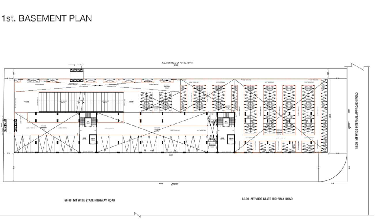  business hub Business Hub Basement 1 Floor Cluster Plan